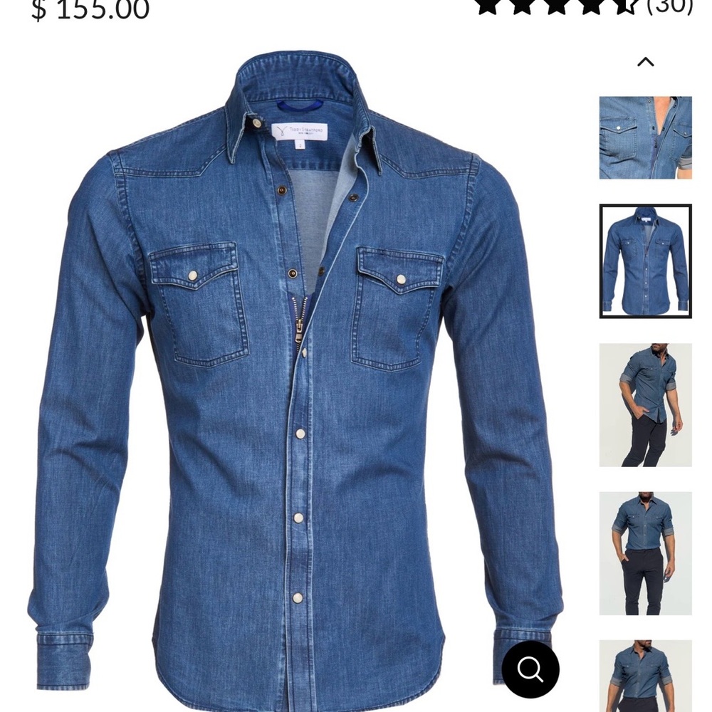 Teddy Stratford Denim Shirt